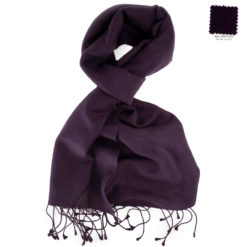 PASHMINA SCARF – 30X150CM – 70% CASHMERE/30% SILK – NIGHTSHADE