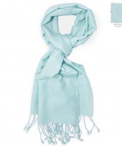 PASHMINA SCARF – 30X150CM – 70% CASHMERE/30% SILK – BLUE GLOW