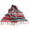 Knitted Stripey Scarf - 170x25cm - 100% Cashmere - Eat Cake