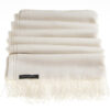 Pashmina with beaded tassels