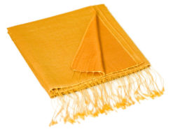 Reversible Pashmina Stole - 70x200cm - 8020 - Apricot and Ginger Bread