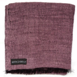 Angelweave Pashmina - 90% Cashmere / 10% Silk - 55x200cm - Withered Rose