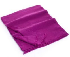 Winter Weight Wavy Shawl - Deep Orchid