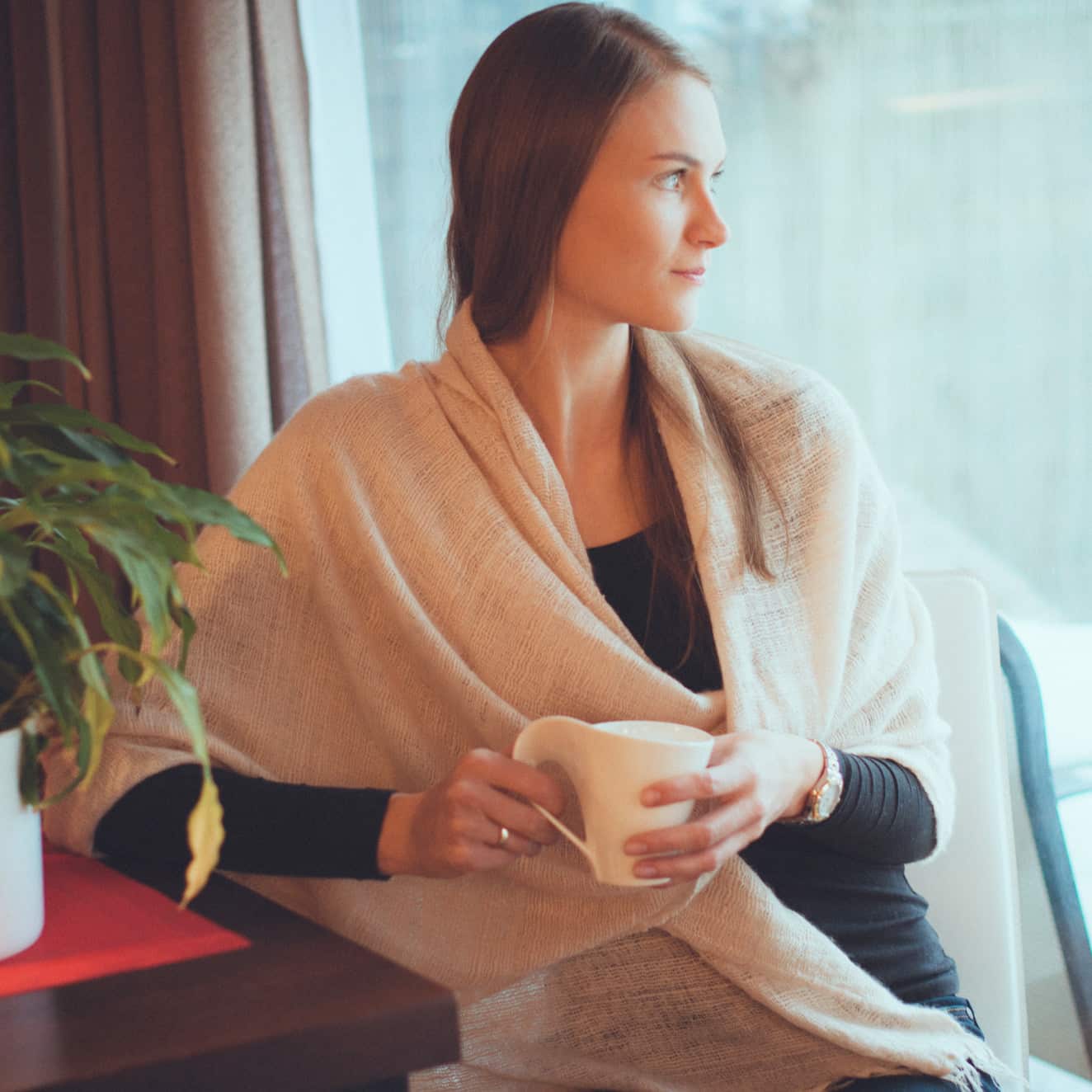Angelweave cashmere stole