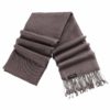 Pashmina Stole - 70x200cm - 70% Cashmere / 30% Silk - Cinder
